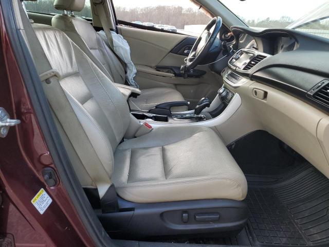 1HGCR2F88EA241755 - 2014 HONDA ACCORD EXL BURGUNDY photo 7