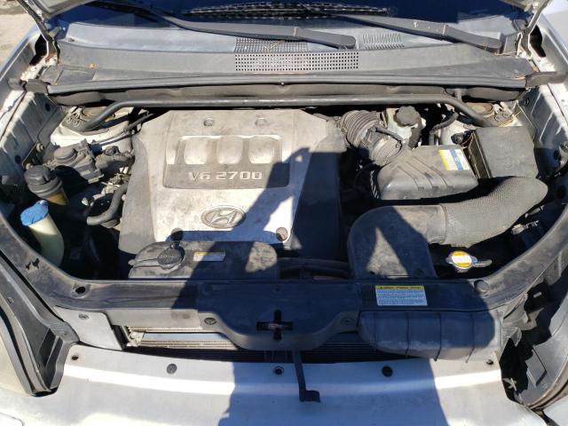 KM8JN12D76U395576 - 2006 HYUNDAI TUCSON GLS SILVER photo 12