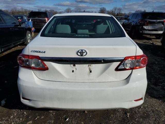 2T1BU4EE9DC110873 - 2013 TOYOTA COROLLA BASE WHITE photo 6