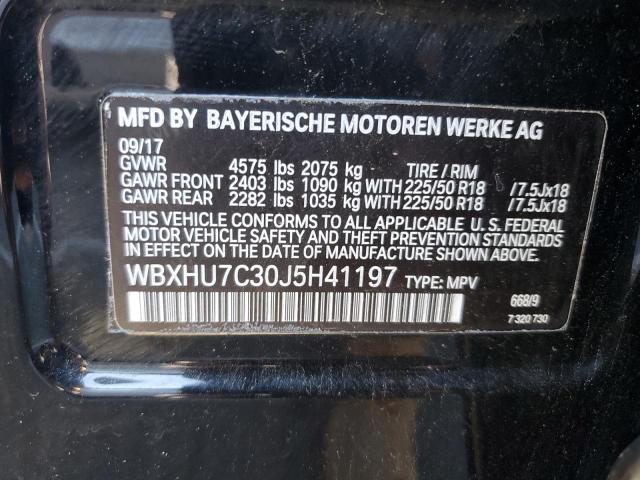 WBXHU7C30J5H41197 - 2018 BMW X1 SDRIVE28I BLACK photo 13