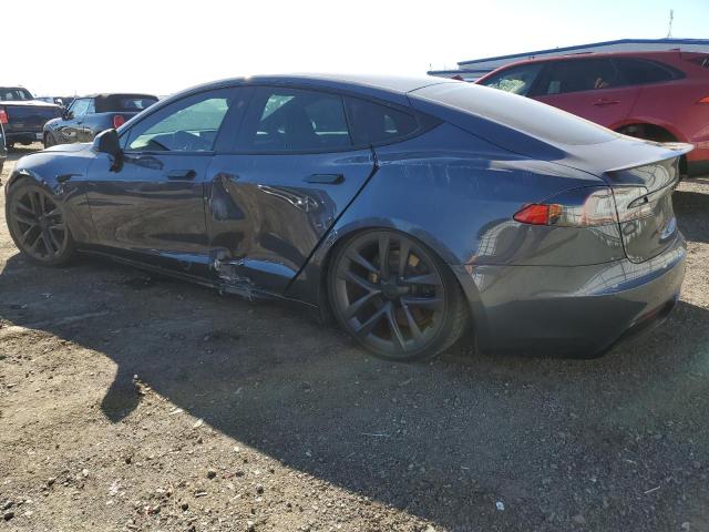 5YJSA1E64MF435734 - 2021 TESLA MODEL S ნაცრისფერი ფოტო 2