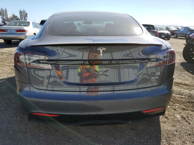 5YJSA1E64MF435734 - 2021 TESLA MODEL S GRAY photo 6