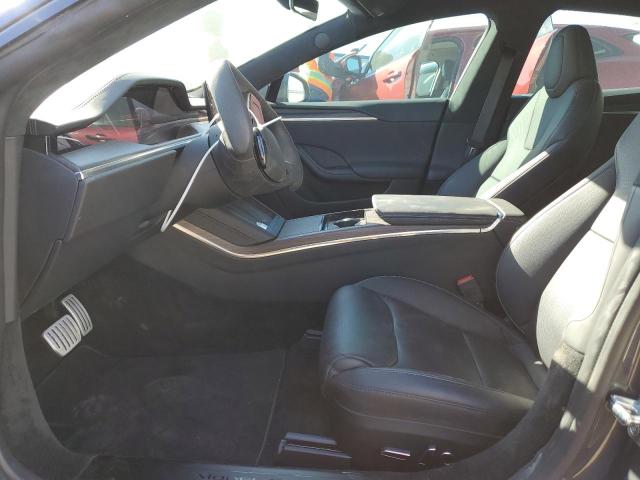 5YJSA1E64MF435734 - 2021 TESLA MODEL S ნაცრისფერი ფოტო 7