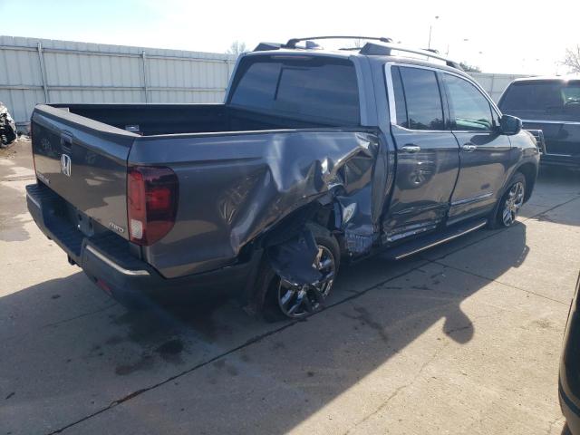 5FPYK3F76JB010397 - 2018 HONDA RIDGELINE RTL GRAY photo 3