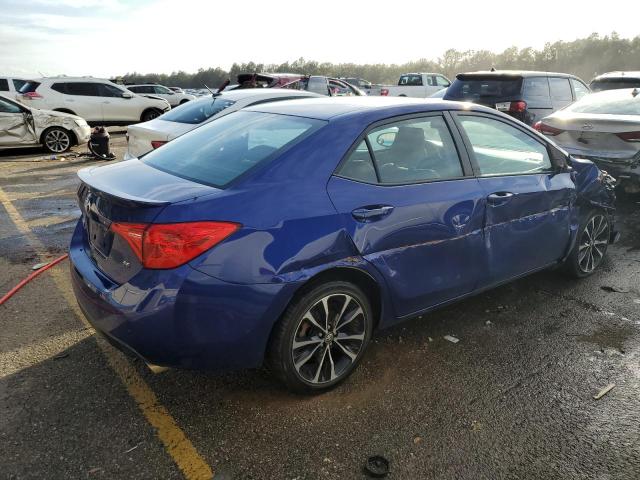 5YFBURHE5JP755153 - 2018 TOYOTA COROLLA L BLUE photo 3