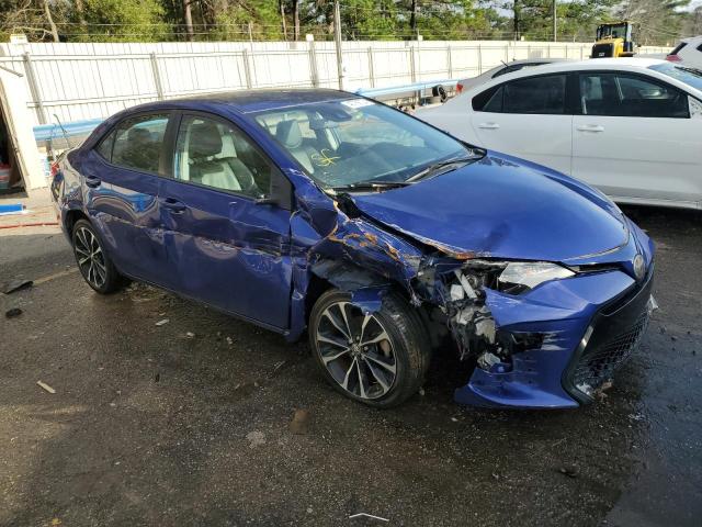 5YFBURHE5JP755153 - 2018 TOYOTA COROLLA L BLUE photo 4