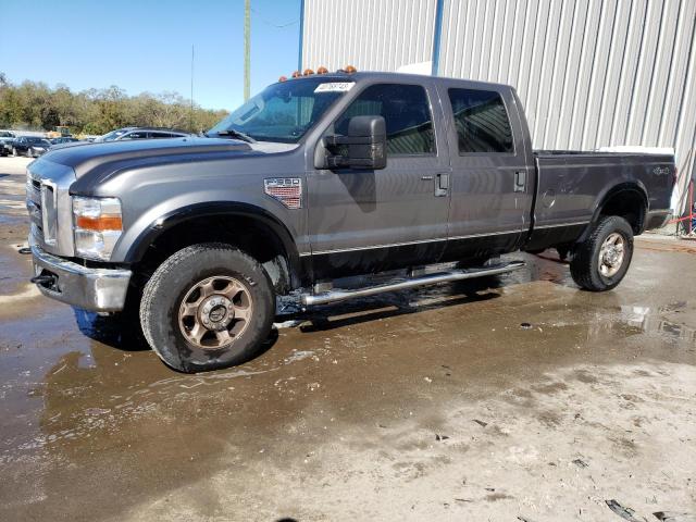 1FTWW31R28EB45028 - 2008 FORD F350 SRW SUPER DUTY GRAY photo 1