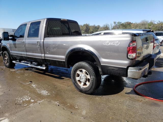 1FTWW31R28EB45028 - 2008 FORD F350 SRW SUPER DUTY GRAY photo 2