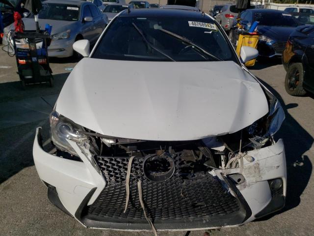 JTHKD5BH2F2230020 - 2015 LEXUS CT 200 WHITE photo 5