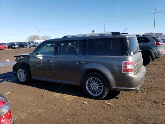 2FMGK5C86EBD28547 - 2014 FORD FLEX SEL GRAY photo 2