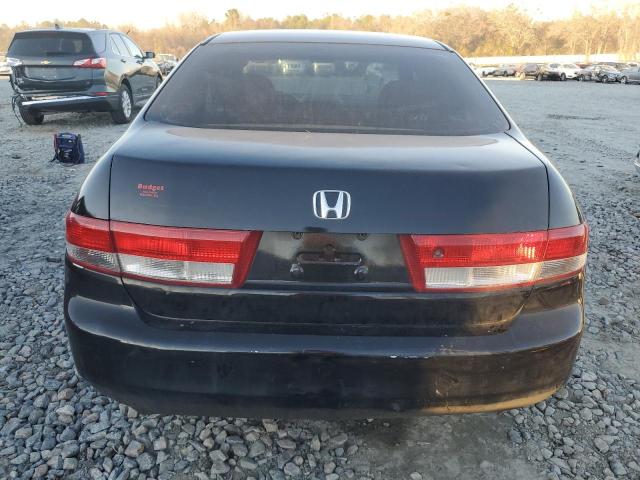 1HGCM56393A080348 - 2003 HONDA ACCORD LX BLACK photo 6