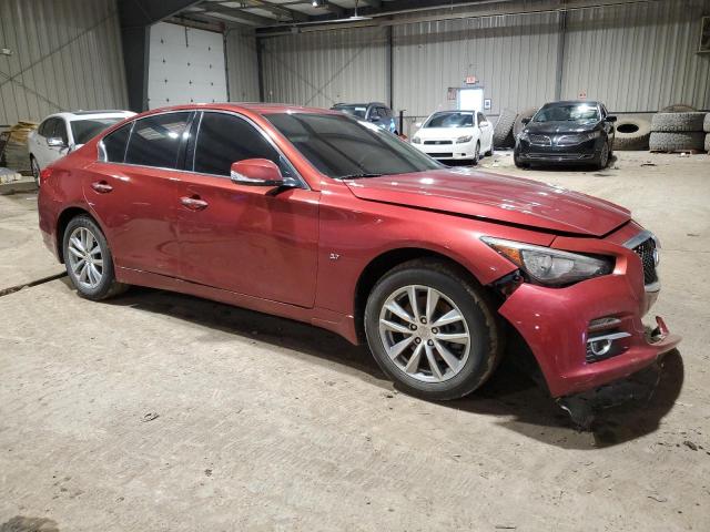 JN1BV7AR2FM407726 - 2015 INFINITI Q50 BASE RED photo 4