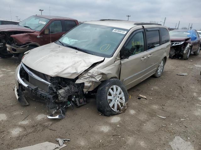 2C4RC1BGXER372294 - 2014 CHRYSLER TOWN & COU TOURING ოქროსფერი ფოტო 1