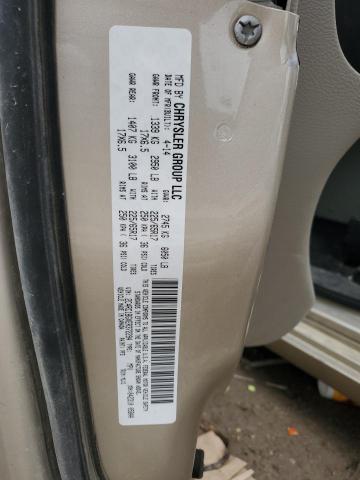 2C4RC1BGXER372294 - 2014 CHRYSLER TOWN & COU TOURING ოქროსფერი ფოტო 12