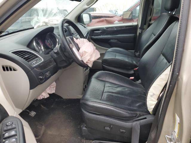 2C4RC1BGXER372294 - 2014 CHRYSLER TOWN & COU TOURING ოქროსფერი ფოტო 7