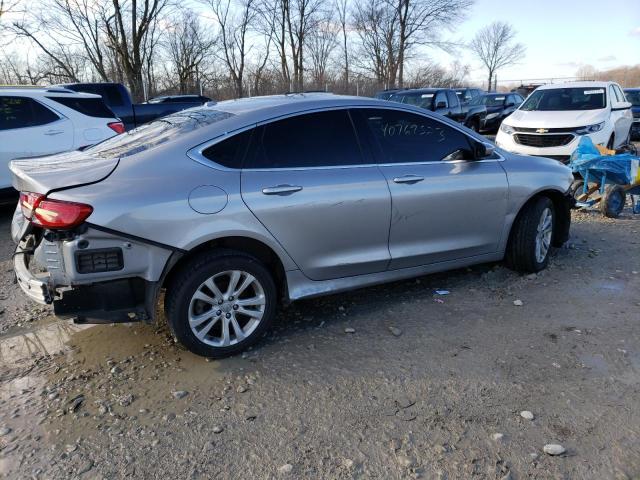 1C3CCCAB0FN596085 - 2015 CHRYSLER 200 LIMITED SILVER photo 3