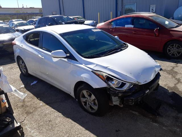 5NPDH4AE7FH593234 - 2015 HYUNDAI ELANTRA SE WHITE photo 4