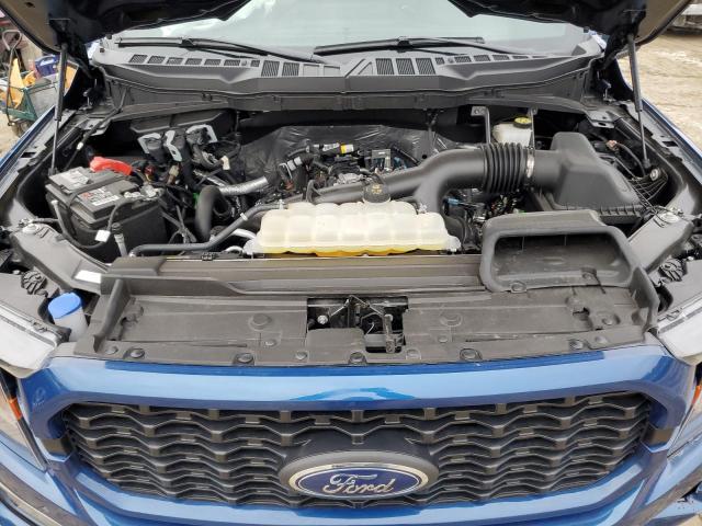 1FTEW1EP5PKE43808 - 2023 FORD F150 SUPERCREW BLUE photo 11