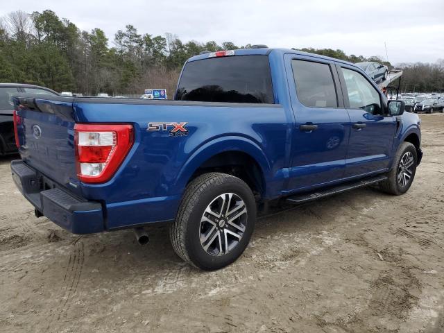 1FTEW1EP5PKE43808 - 2023 FORD F150 SUPERCREW BLUE photo 3