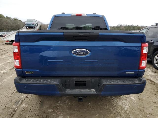 1FTEW1EP5PKE43808 - 2023 FORD F150 SUPERCREW BLUE photo 6