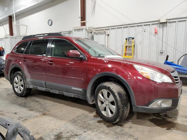 4S4BRCKC6B3397850 - 2011 SUBARU OUTBACK 2.5I LIMITED RED photo 4