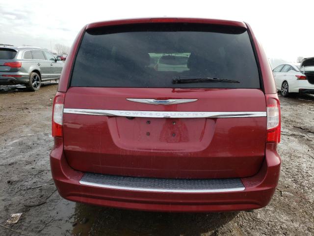 2C4RC1BG9ER196547 - 2014 CHRYSLER TOWN & COU TOURING RED photo 6