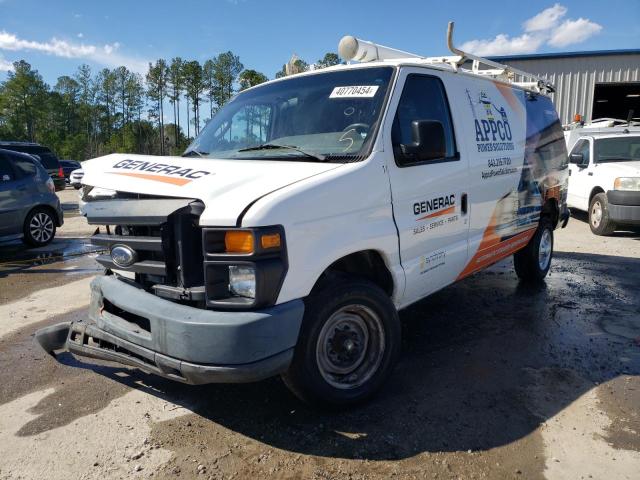 1FTNE1EW3CDA12893 - 2012 FORD ECONOLINE E150 VAN WHITE photo 1