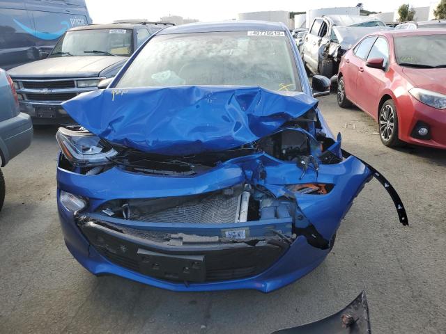 1G1FY6S07M4107153 - 2021 CHEVROLET BOLT EV LT BLUE photo 5