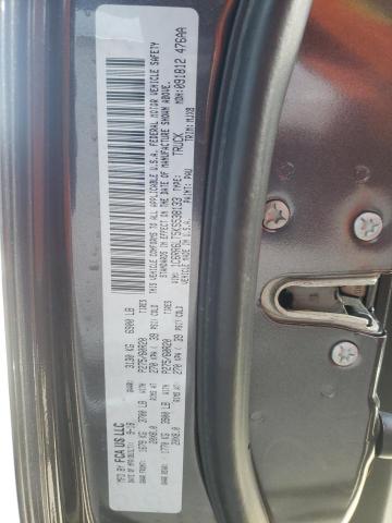 1C6RR6LT5KS538133 - 2019 RAM 1500 CLASS SLT გრაფიტი ფოტო 13