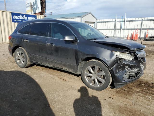 5FRYD3H88EB013850 - 2014 ACURA MDX ADVANCE GRAY photo 4