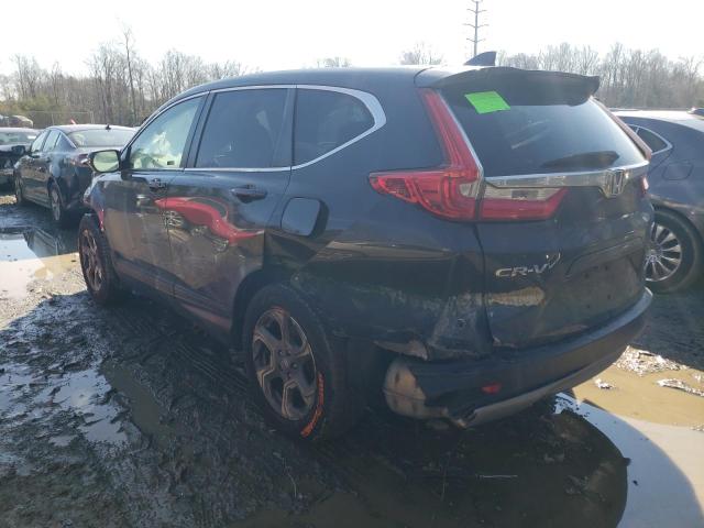 5J6RW2H59KA010180 - 2019 HONDA CR-V EX BLUE photo 2