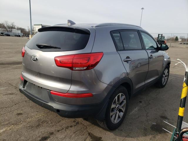 KNDPB3ACXE7597210 - 2014 KIA SPORTAGE BASE GRAY photo 3