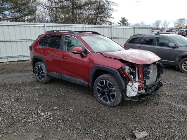 2T3J1RFVXKC001245 - 2019 TOYOTA RAV4 ADVEN BURGUNDY photo 4