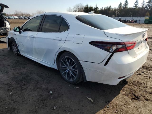 4T1B21HK2MU016046 - 2021 TOYOTA CAMRY XLE WHITE photo 2