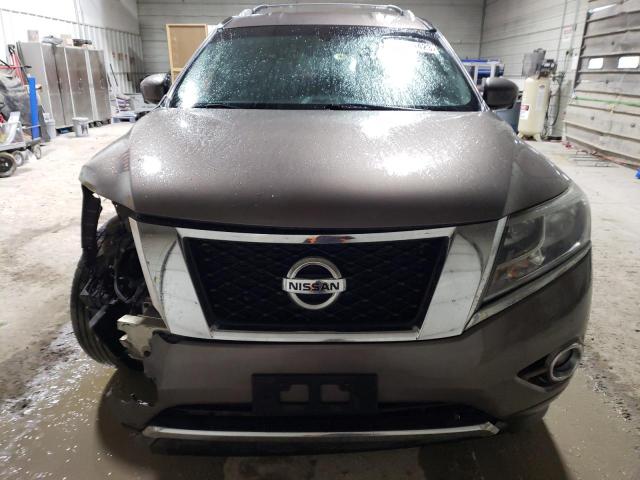 5N1AR2MM0DC663913 - 2013 NISSAN PATHFINDER S BROWN photo 5
