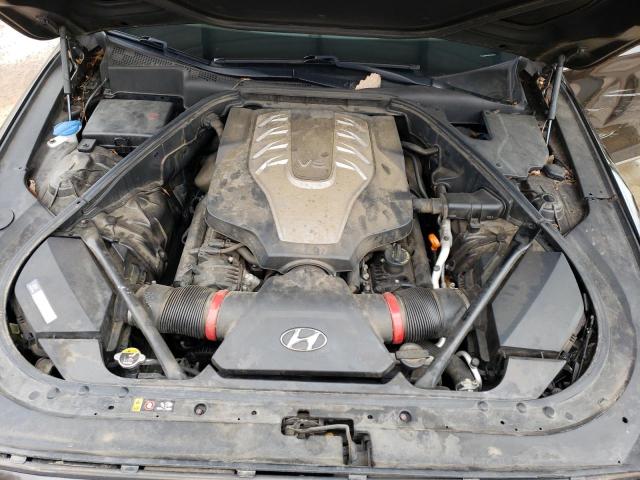 KMHGN4JF6FU059464 - 2015 HYUNDAI GENESIS 5.0L BROWN photo 11