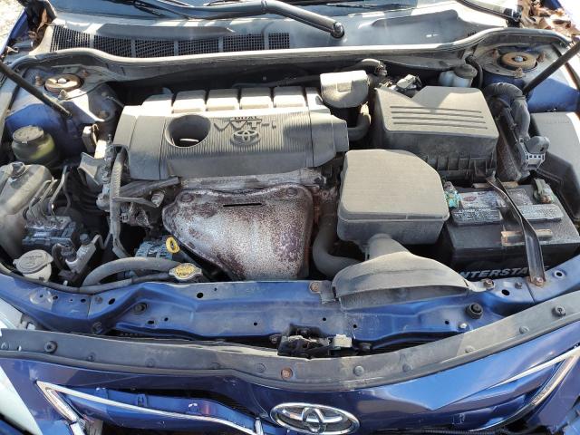 4T1BF3EK8BU724092 - 2011 TOYOTA CAMRY BASE BLUE photo 11