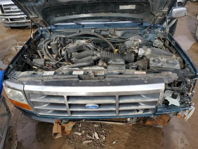 1FTEF15N8RLA75975 - 1994 FORD F150 GREEN photo 11