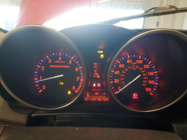 JM1BL1H30A1296878 - 2010 MAZDA SPEED 3 RED photo 9