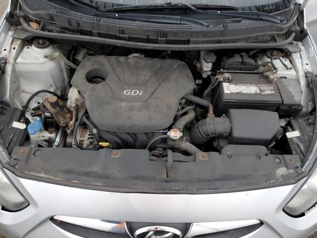 KMHCT4AE5DU331320 - 2013 HYUNDAI ACCENT GLS SILVER photo 11