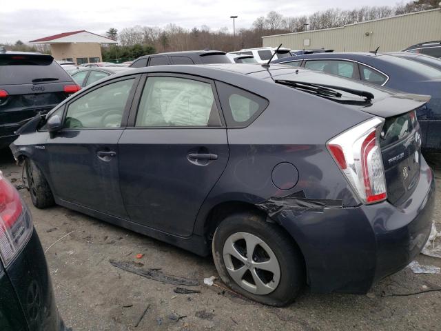 JTDKN3DU9E0391701 - 2014 TOYOTA PRIUS GRAY photo 2