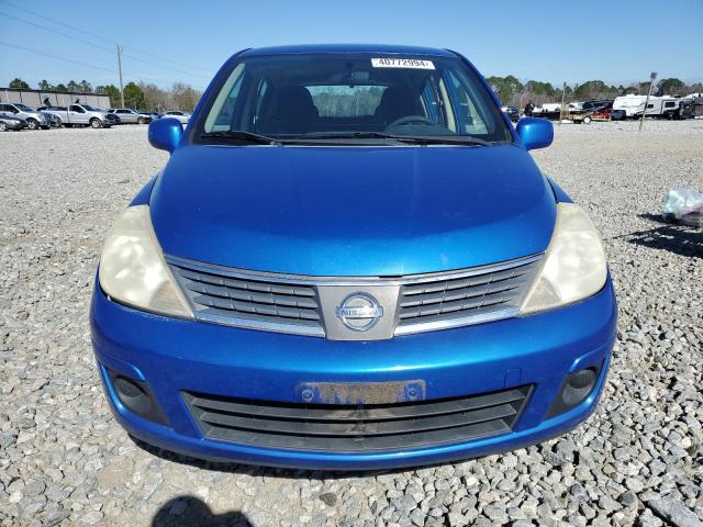 3N1BC13E97L452509 - 2007 NISSAN VERSA S BLUE photo 5