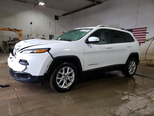 1C4PJMCSXFW528392 - 2015 JEEP CHEROKEE LATITUDE WHITE photo 1