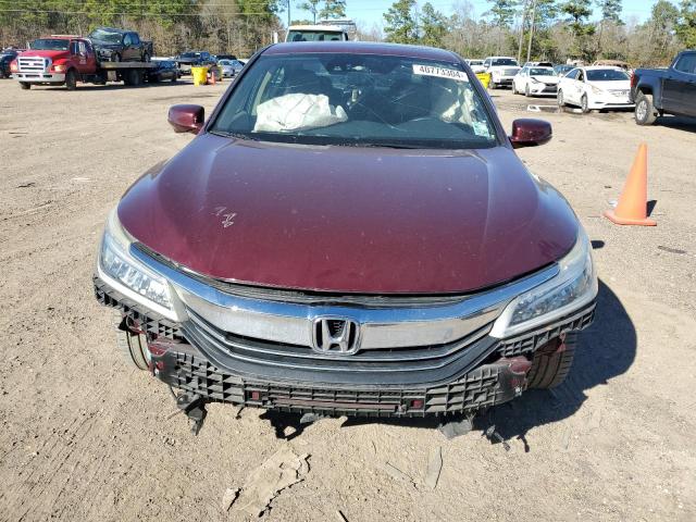 1HGCR3F91HA041383 - 2017 HONDA ACCORD TOURING MAROON photo 5