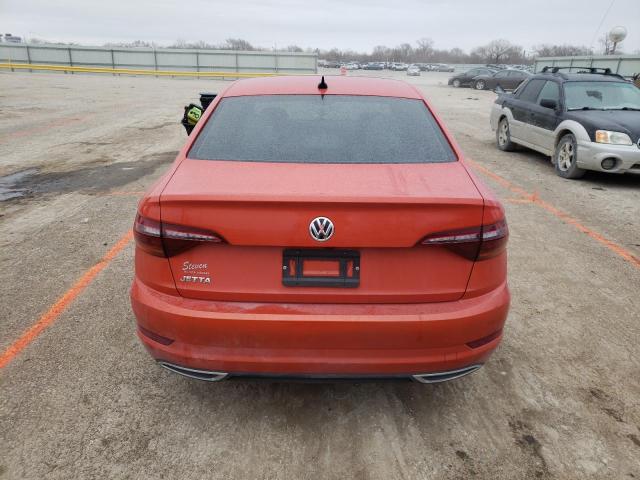 3VWG57BU7KM147941 - 2019 VOLKSWAGEN JETTA SEL PREMIUM ORANGE photo 6