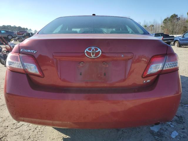 4T1BF3EK0BU596222 - 2011 TOYOTA CAMRY BASE RED photo 6