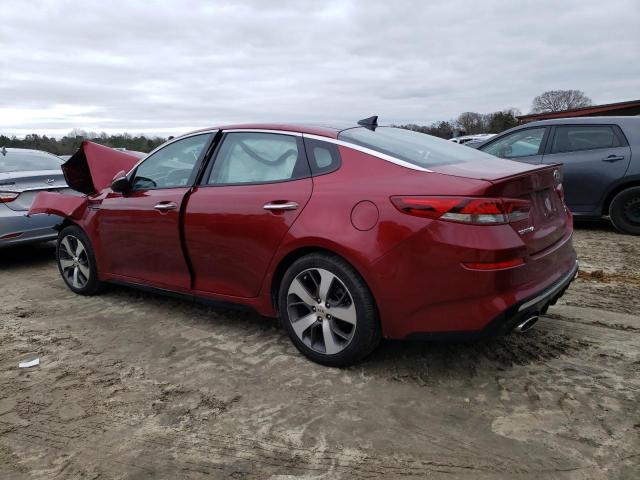 5XXGT4L31KG309268 - 2019 KIA OPTIMA LX RED photo 2