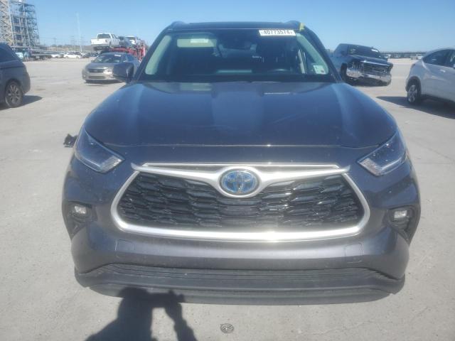 5TDGARAH3MS012067 - 2021 TOYOTA HIGHLANDER HYBRID XLE GRAY photo 5