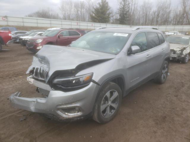 1C4PJMDX2KD292059 - 2019 JEEP CHEROKEE LIMITED SILVER photo 1