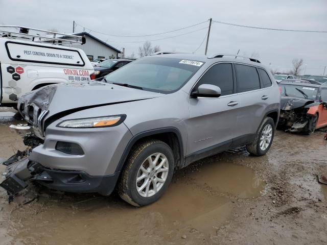 1C4PJMCX5JD614953 - 2018 JEEP CHEROKEE LATITUDE GRAY photo 1